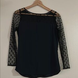Express Black Long Lace Sleeve Dress XS /Closet Staples